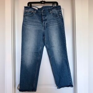 GAP Cheeky Straight Button Fly High Rise Jean Size 16